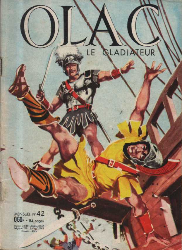 Scan de la Couverture Olac Le Gladiateur n 42